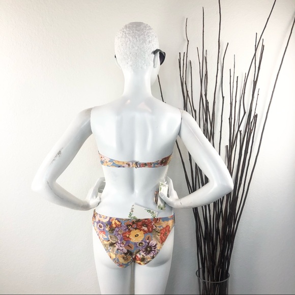 Chelsea & Violet | Floral Strapless Bikini - Picture 4 of 9